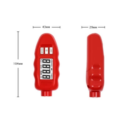 Фото: Толщиномер покрытий CARSYS DPM-816 Pro(красный)-2 Толщиномер покрытий CARSYS DPM-816 Pro(красный)-2