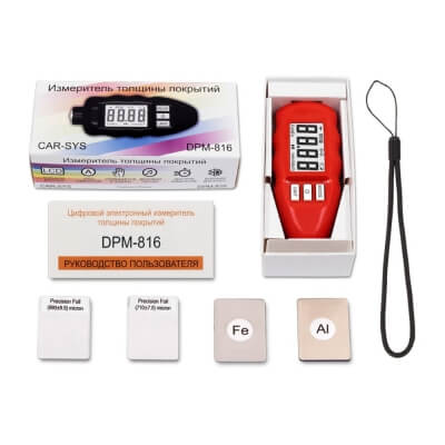 Фото: Толщиномер покрытий CARSYS DPM-816 Pro(красный)-4 Толщиномер покрытий CARSYS DPM-816 Pro(красный)-4