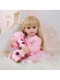 Говорящая силиконовая кукла Реборн девочка Ханна, 55 см